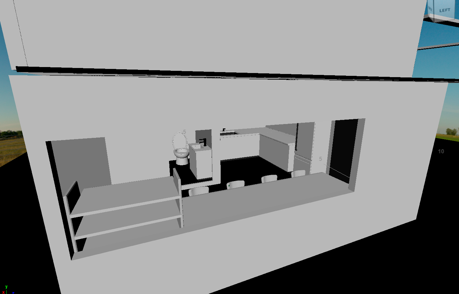 A screenshot of where the game begins